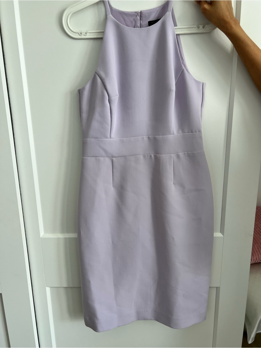 Banana Republic Lilac Halter Midi Dress
